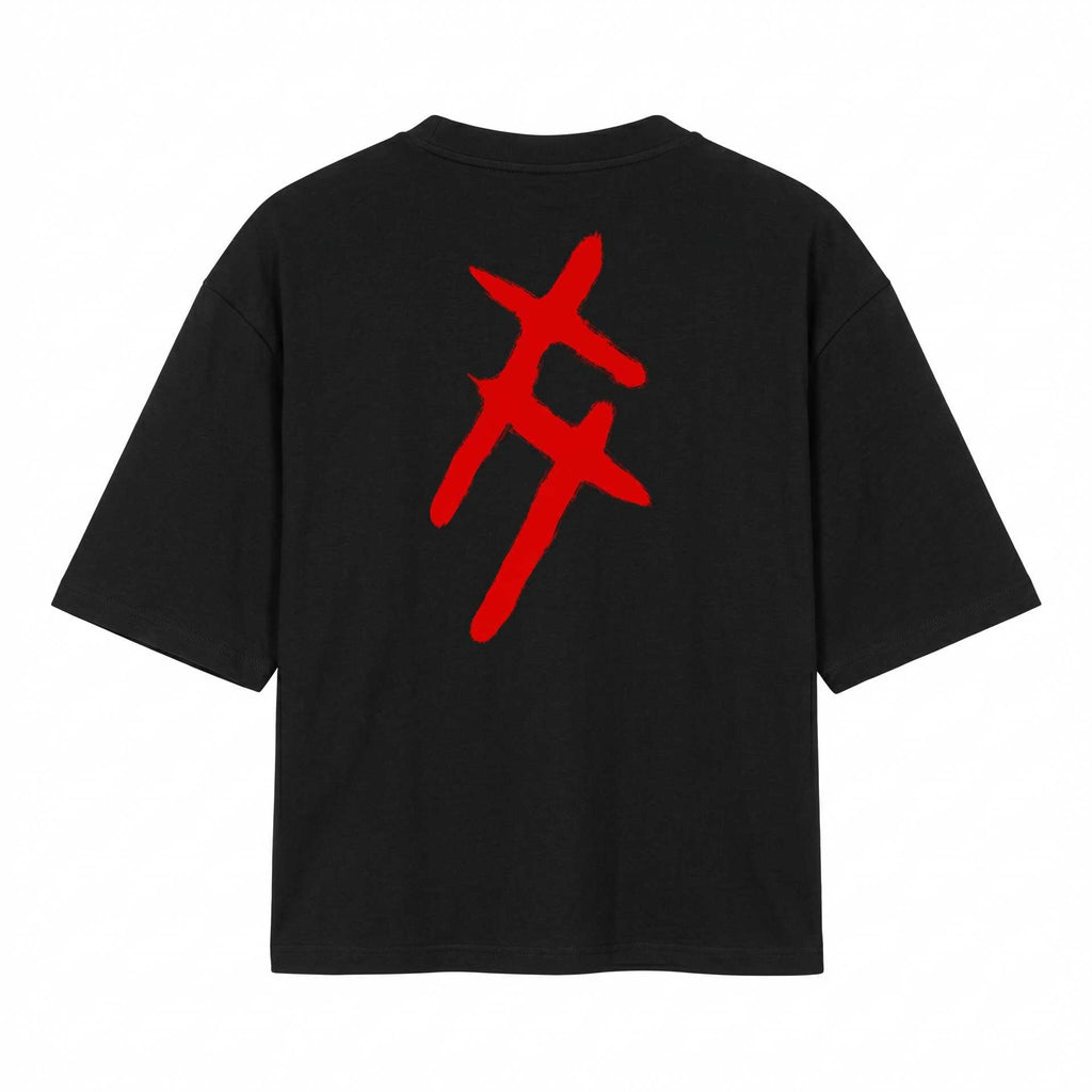 BRAIZEN OVERSIZED  - BLACK & OFF-WHITE