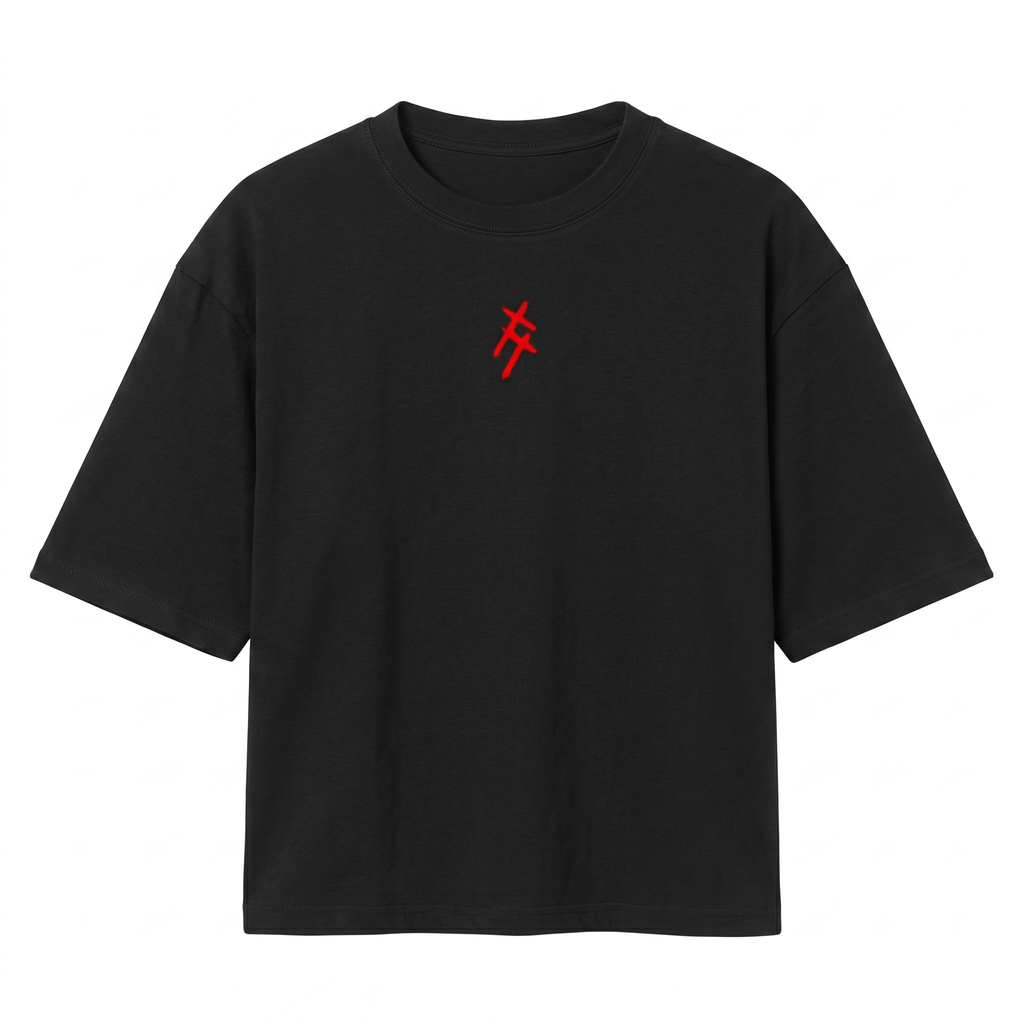 BRAIZEN OVERSIZED  - BLACK & OFF-WHITE