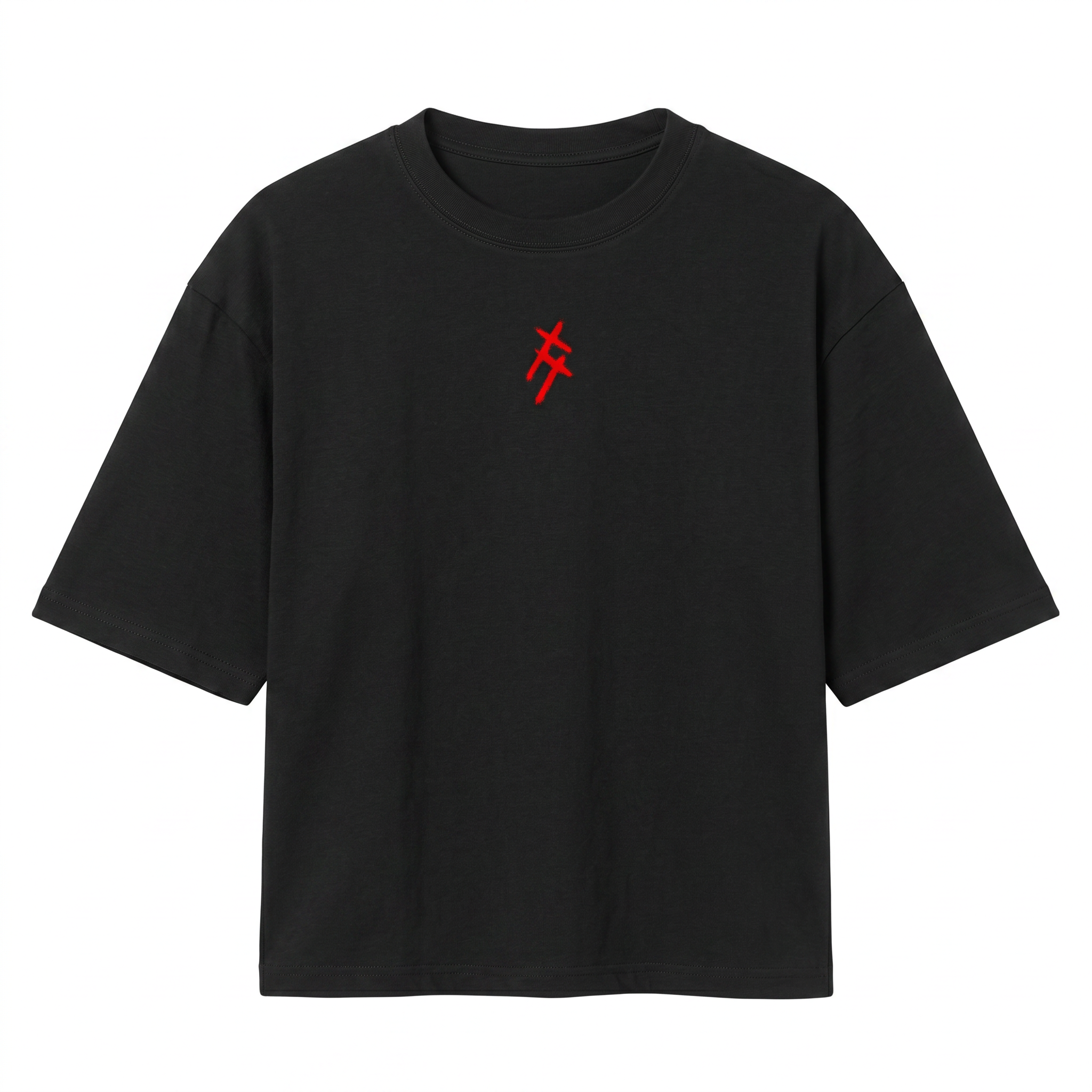 BRAIZEN OVERSIZED  - BLACK & OFF-WHITE